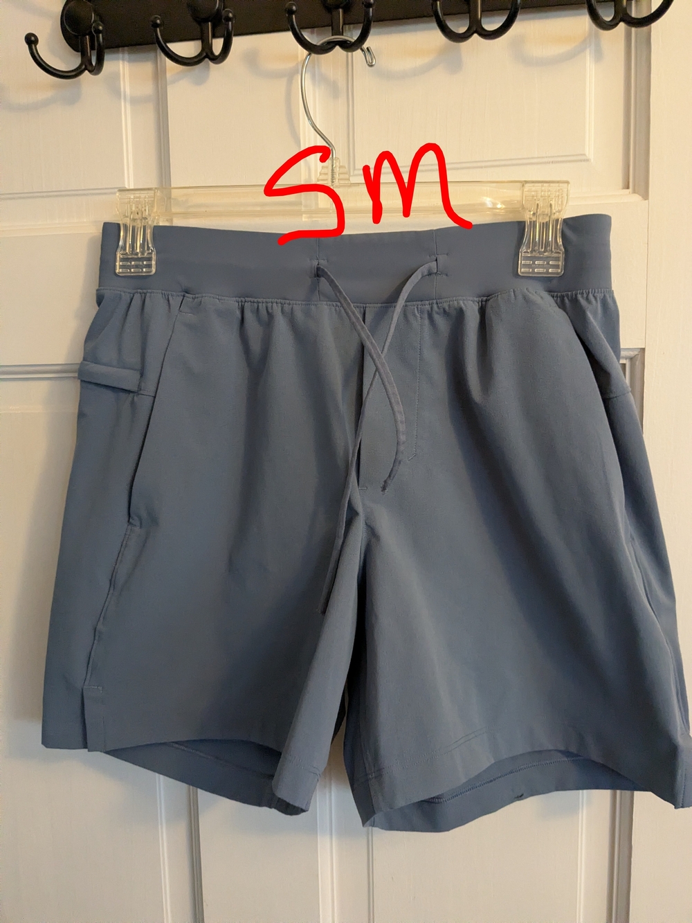 lululemon athletica blue athletic shorts